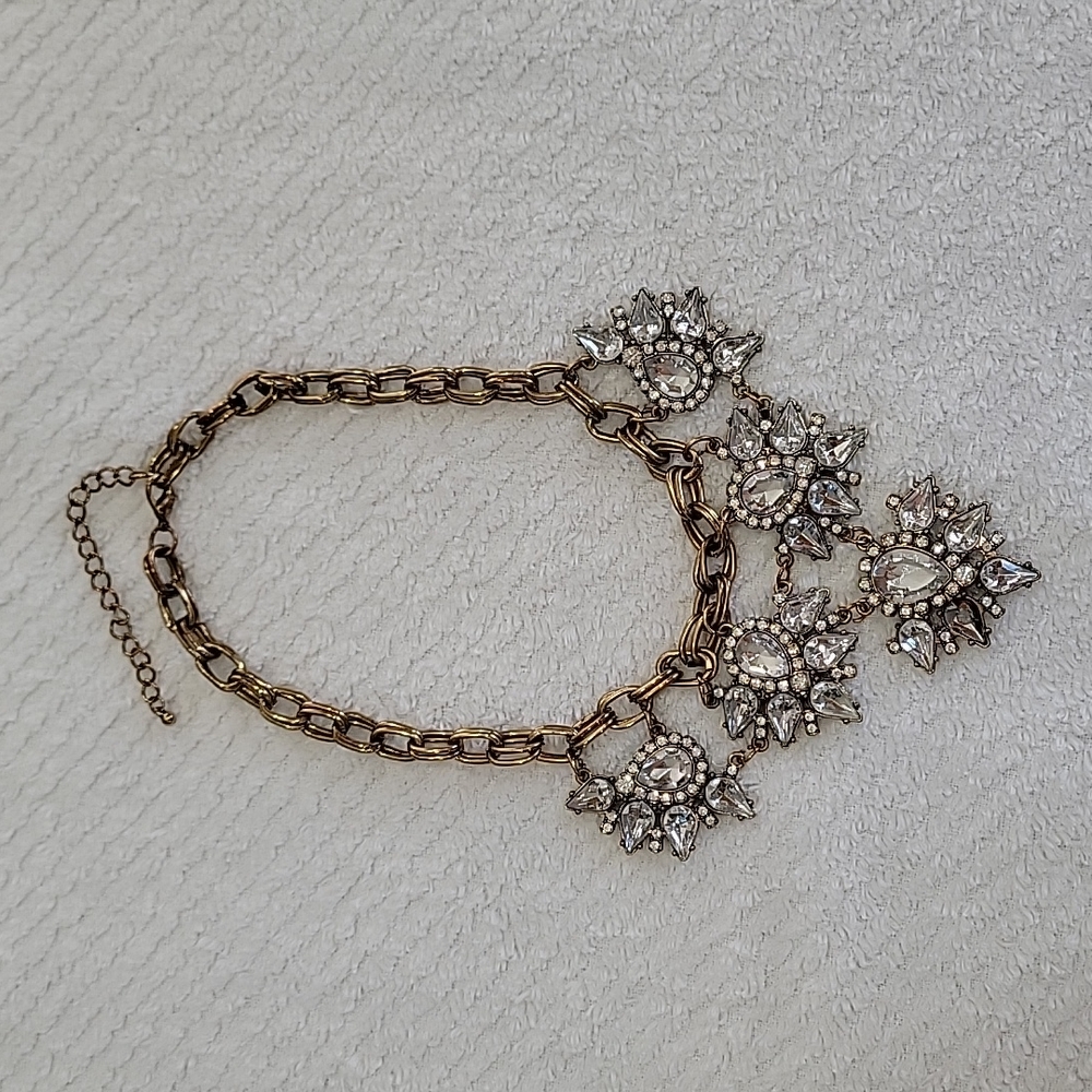 Gold & Crystal Statement Necklace!!!
